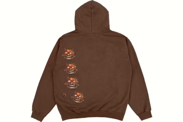 Travis Scott Brown Hoodie - Image 2