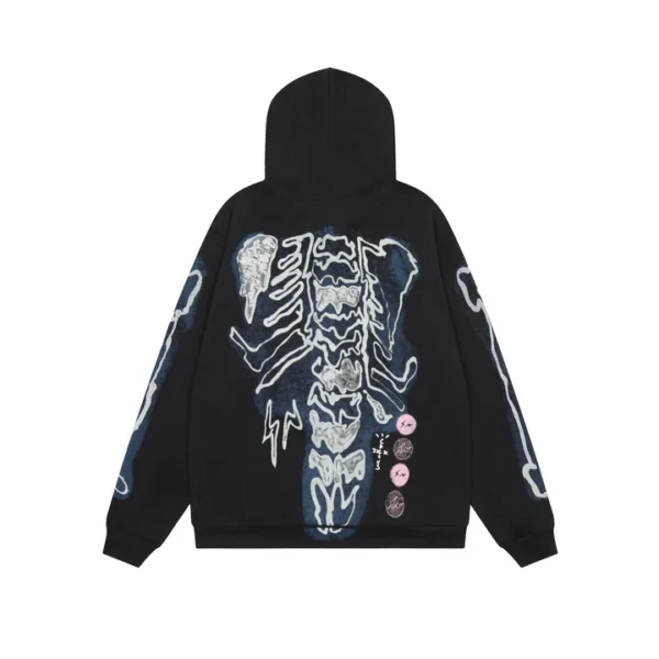 Travis Scott Skeleton Hoodie - Image 2