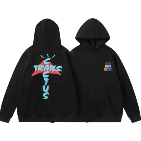 Cactus Trails Black Hoodie